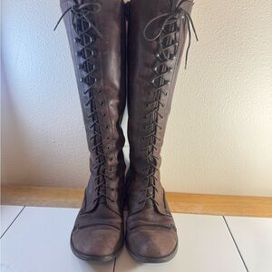 Vintage Charles David Rustic Brown Boots